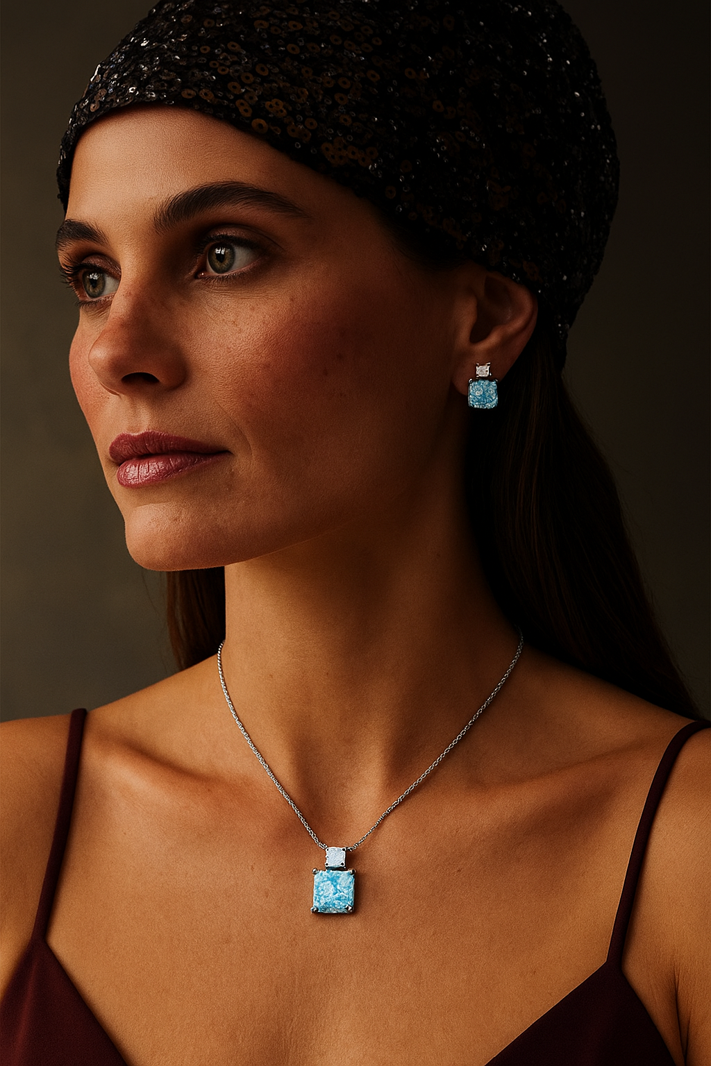 Conjunto Colar e Brincos Clarity em Zircônia