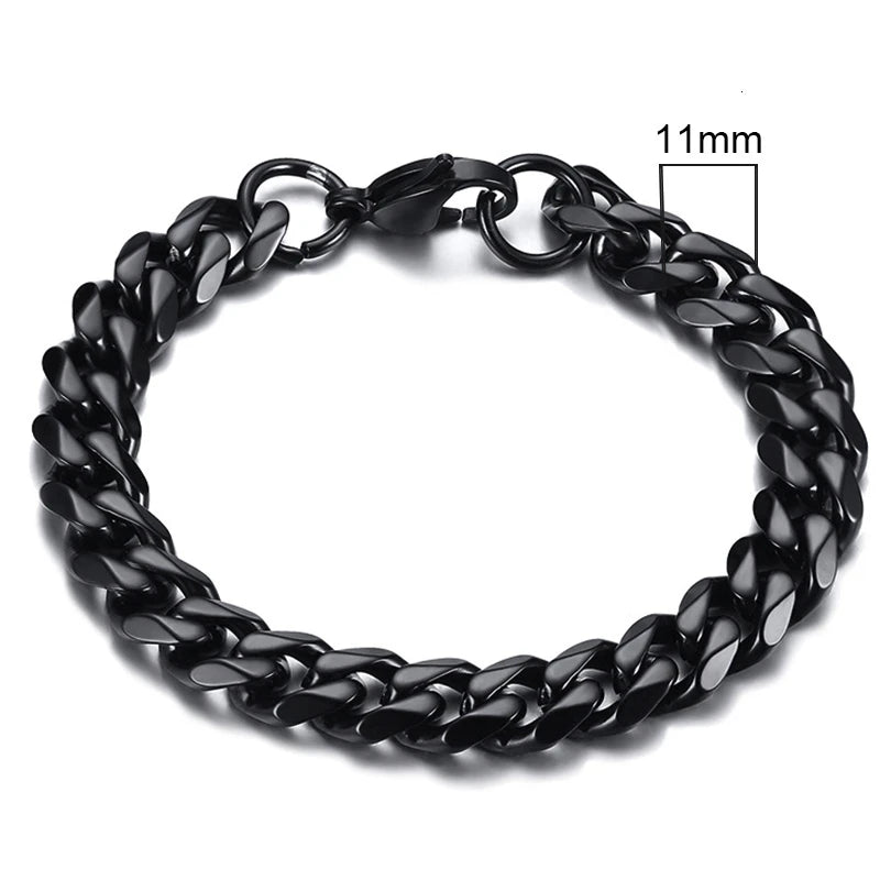 Pulseira Vnox Chunky Miami Curb