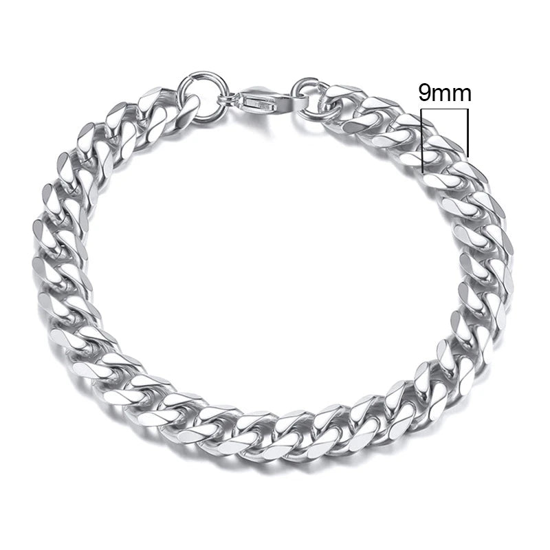 Pulseira Vnox Chunky Miami Curb