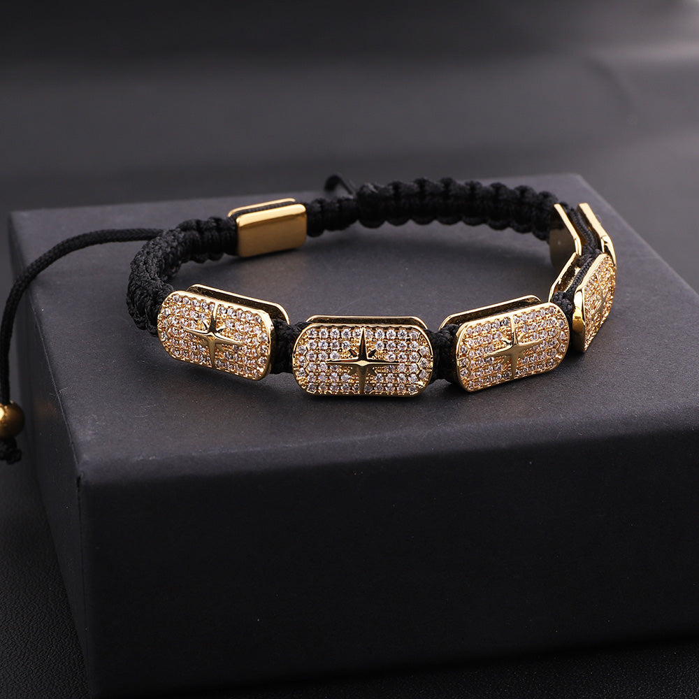 Bracelete Aurum Star Banhado a ouro