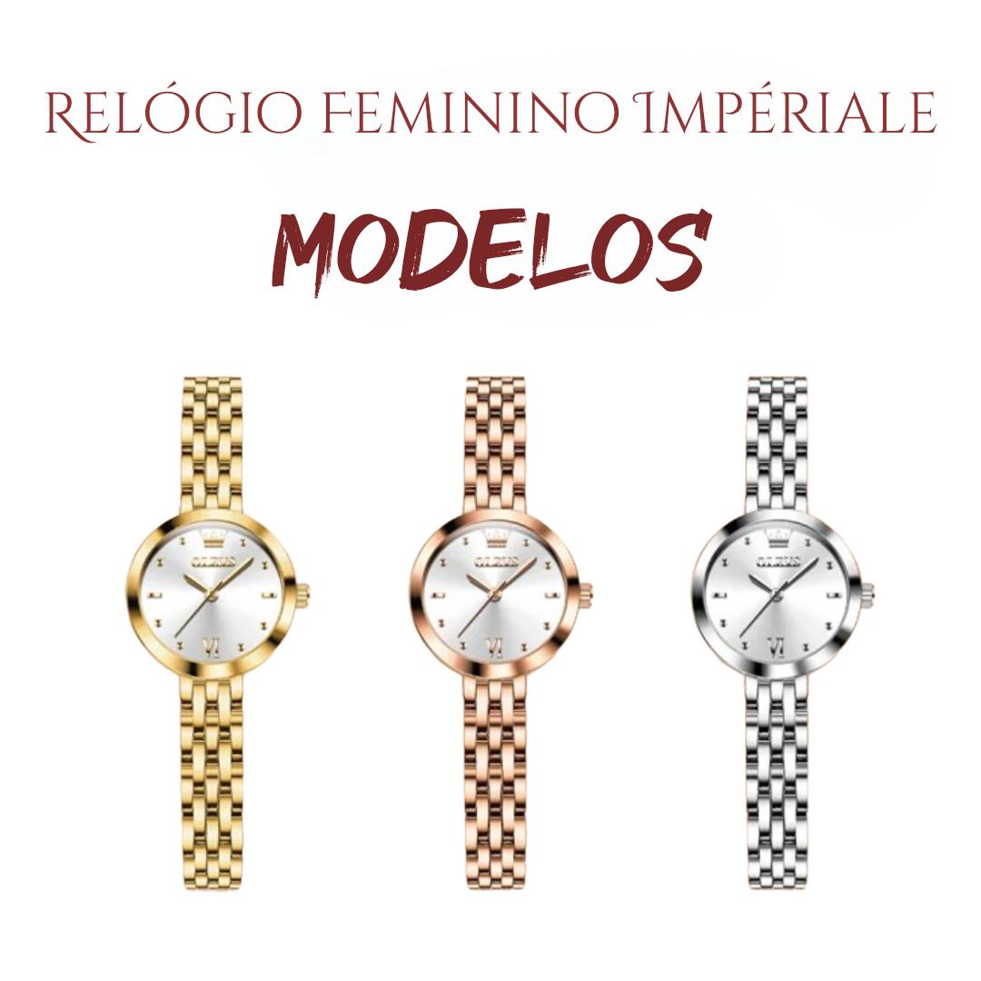 Relógio Feminino Impériale com pulseira em aço