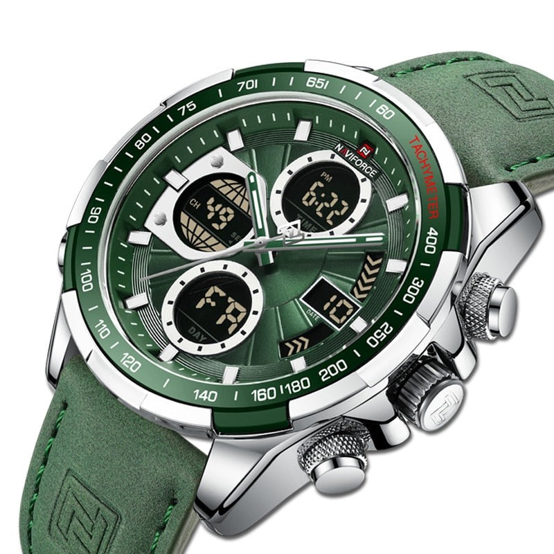 Relógio Masculino Prestige Digital com Pulseira em Couro