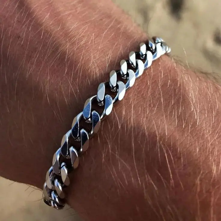 Pulseira Vnox Chunky Miami Curb