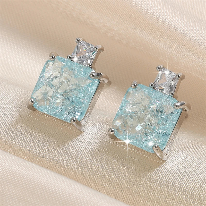 Conjunto Colar e Brincos Clarity em Zircônia