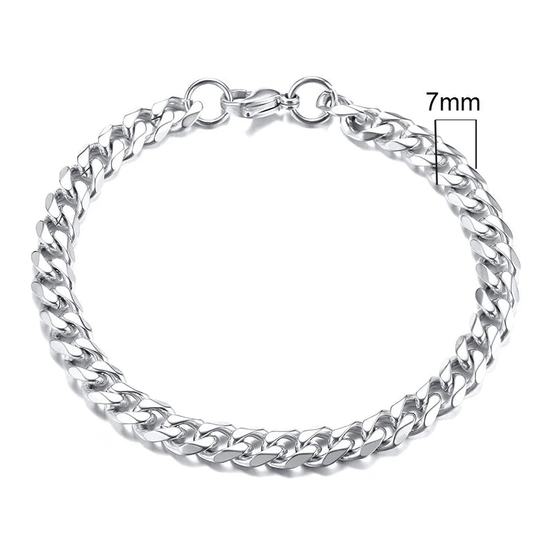 Pulseira Vnox Chunky Miami Curb