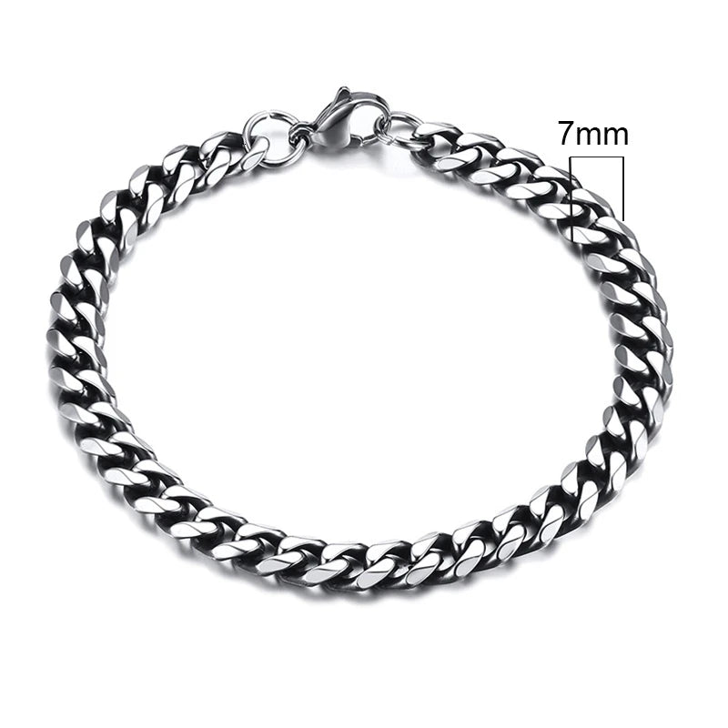 Pulseira Vnox Chunky Miami Curb