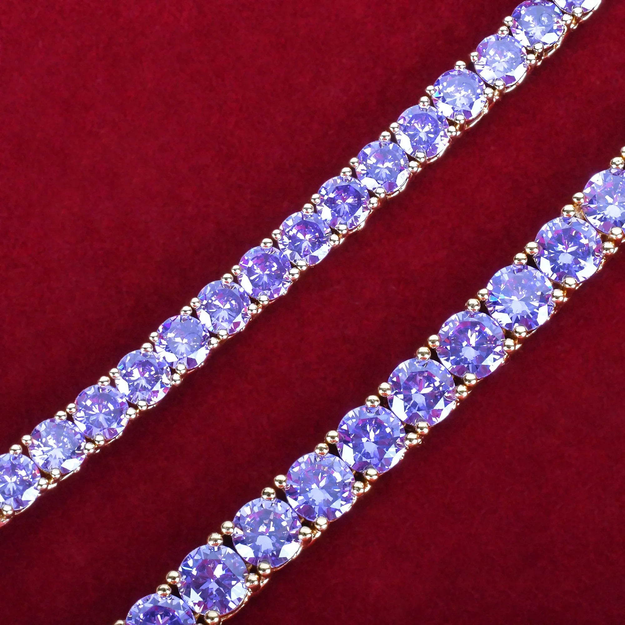 Colar Violeta d’Or Banhado a Ouro 24K