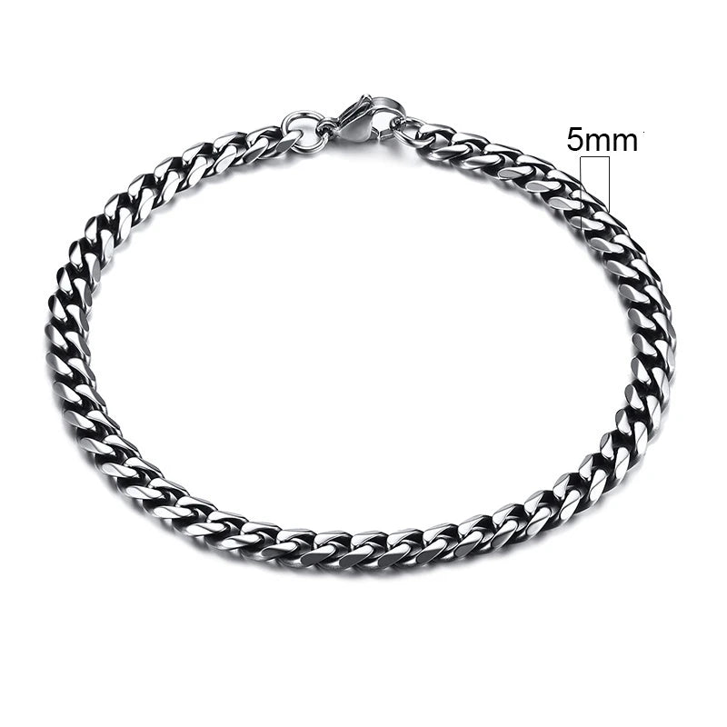 Pulseira Vnox Chunky Miami Curb