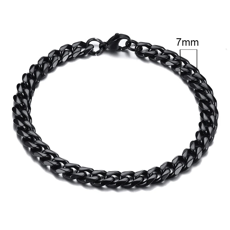 Pulseira Vnox Chunky Miami Curb