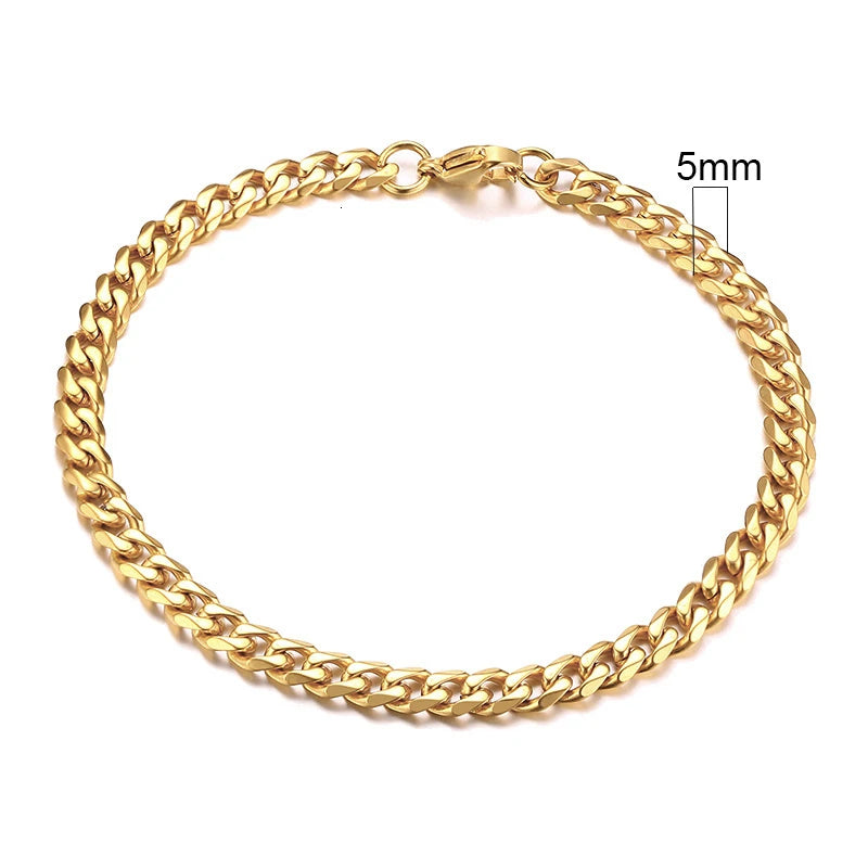 Pulseira Vnox Chunky Miami Curb