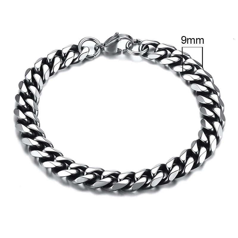 Pulseira Vnox Chunky Miami Curb
