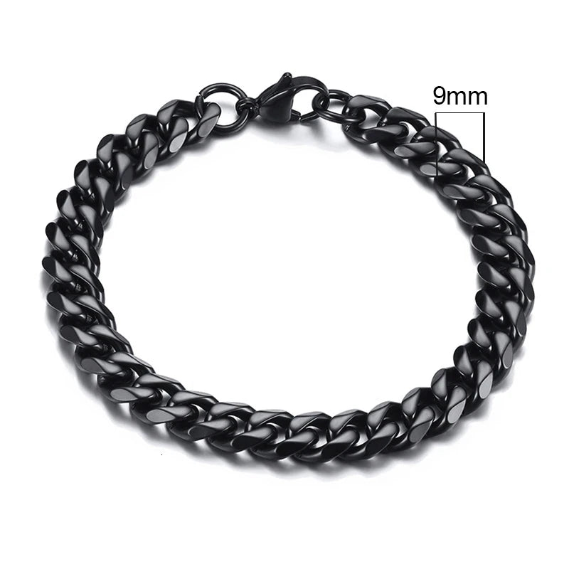 Pulseira Vnox Chunky Miami Curb