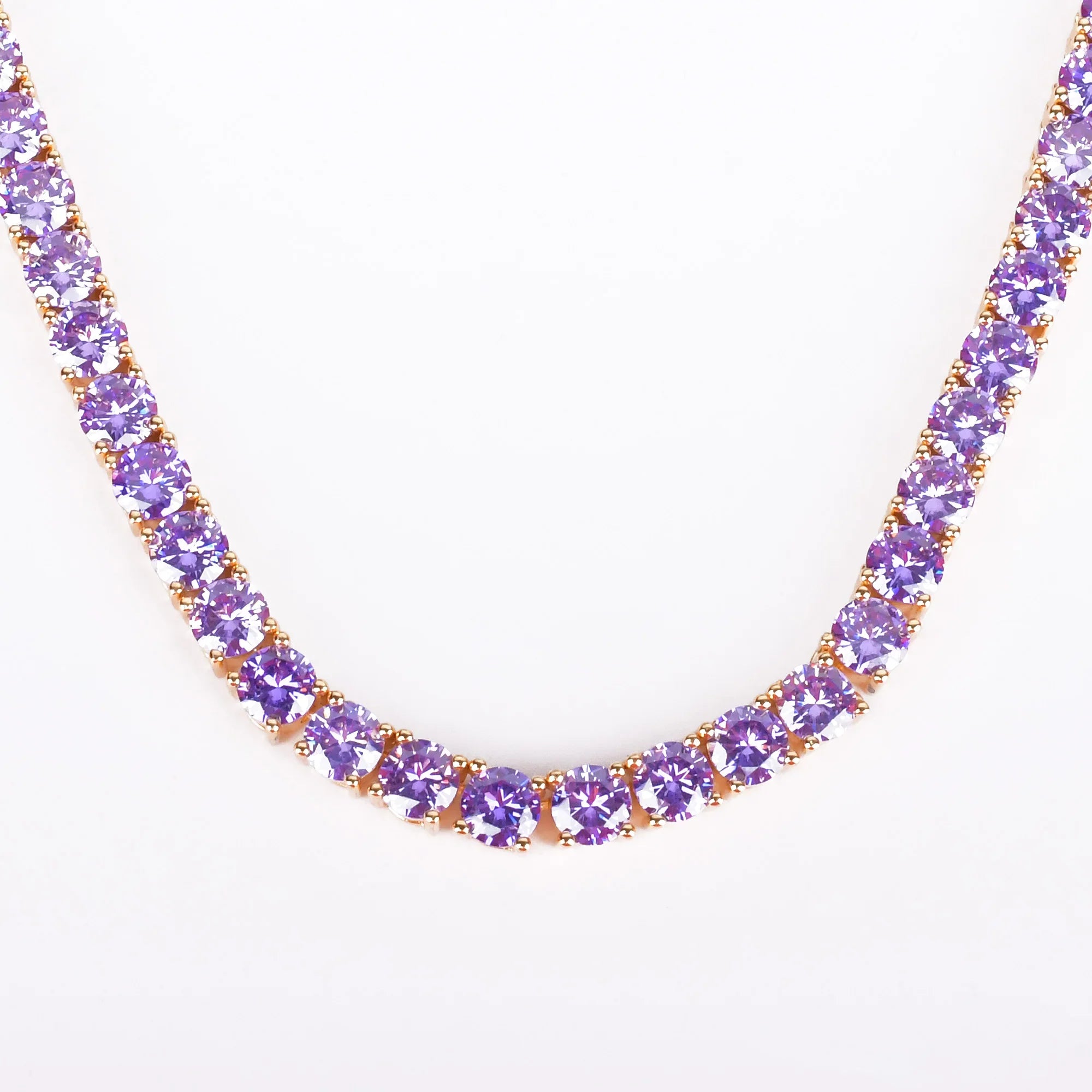 Colar Violeta d’Or Banhado a Ouro 24K