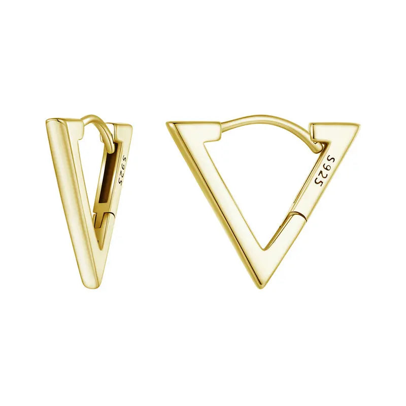 Brinco Valentina Triangular em prata 925