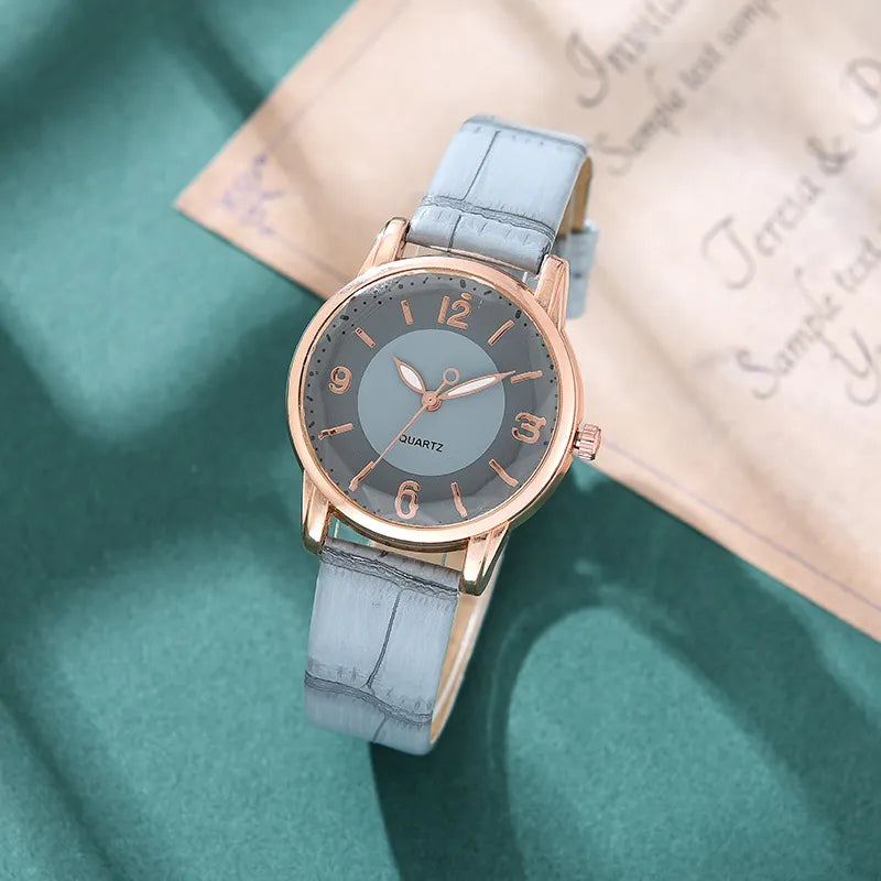 Relógio feminino Céleste Précieuse quartzo com pulseira em couro