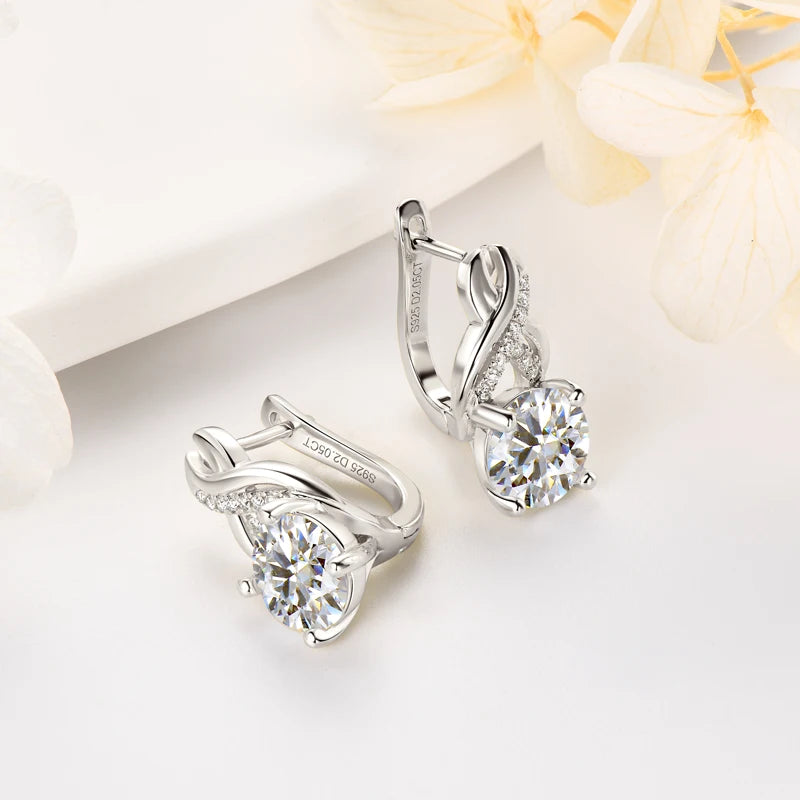 Brinco de Argola Eternal Shine em prata 925