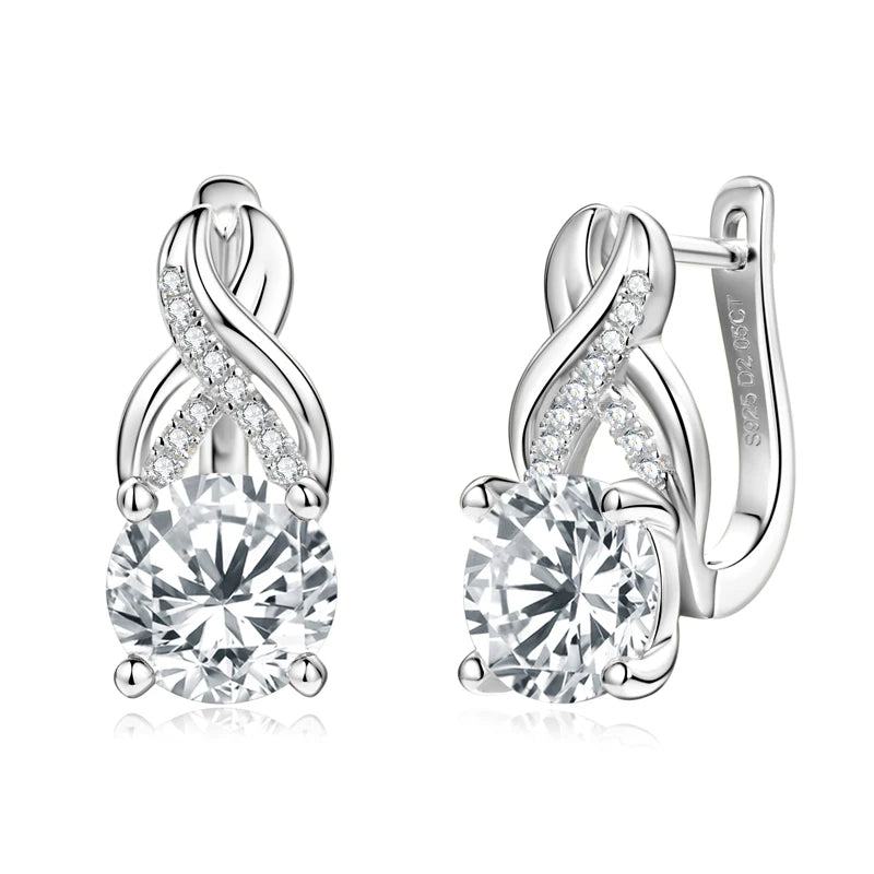 Brinco de Argola Eternal Shine em prata 925