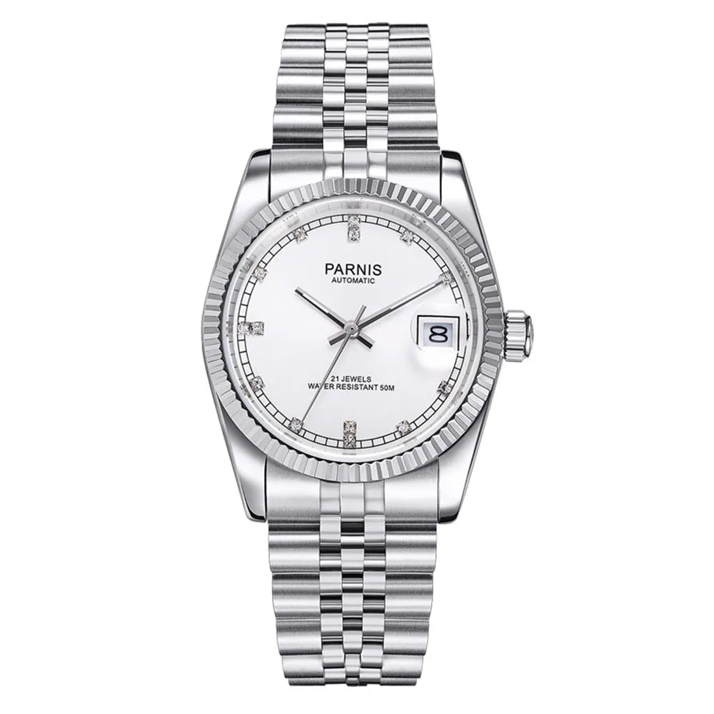 Relógio Feminino Parnis Sapphire Chronomaster