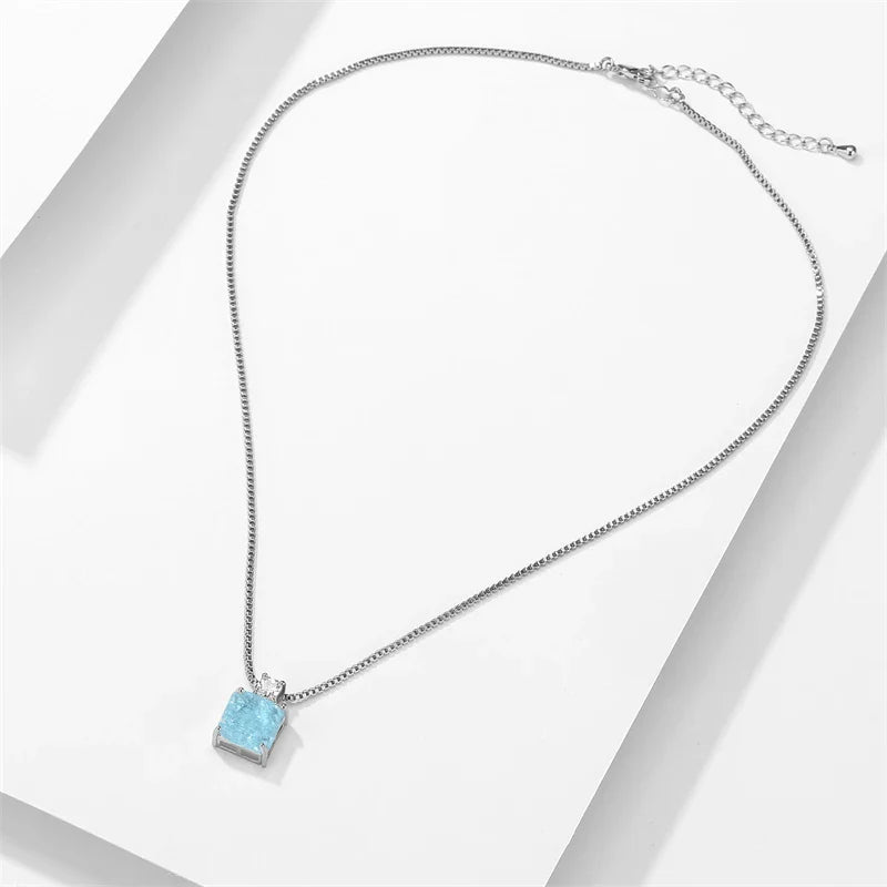 Conjunto Colar e Brincos Clarity em Zircônia