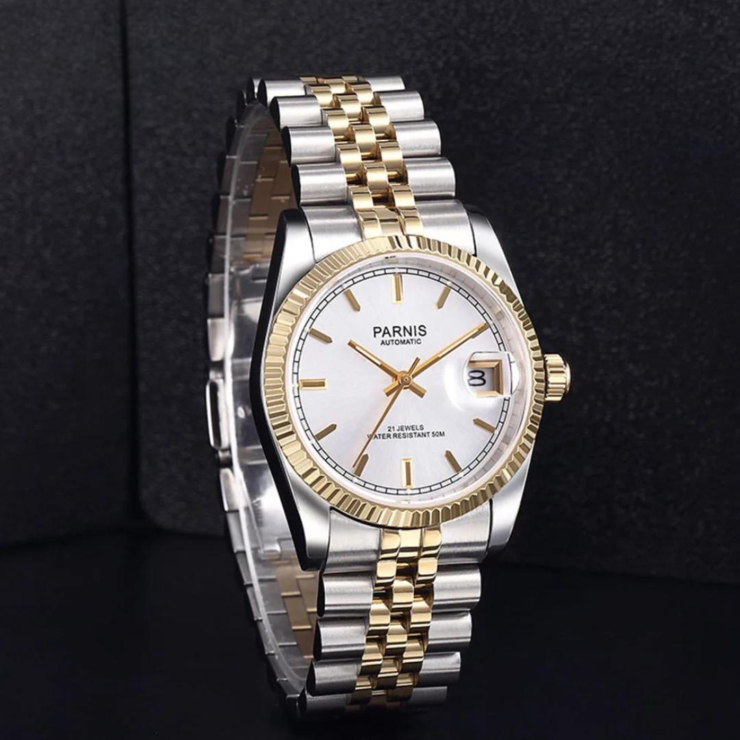 Relógio Feminino Parnis Sapphire Chronomaster